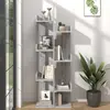Image de vidaXL Bibliothèque 48x25,5x140 cm Sonoma gris Bois d'ingénierie
