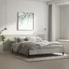 Image de vidaXL Tête de lit murale Gris béton 240x1,5x80 cm Bois d'ingénierie