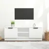 Image de vidaXL Meuble TV Blanc 102x35x36,5 cm Bois d'ingénierie