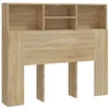 Image de Armoire de tête de lit Chêne sonoma 120x19x103,5 cm