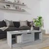Image de vidaXL Table basse sonoma gris 102x50x36 cm bois d'ingénierie