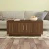Image de vidaXL Table basse Chêne marron 102x50x45 cm Bois d'ingénierie
