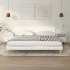 Image de vidaXL Tables de chevet 2 pcs Blanc 40x35x47 cm