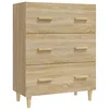 Image de Buffet Chêne sonoma 70x34x90 cm Bois d ingénierie