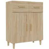 Image de vidaXL Buffet Ch ne sonoma 69,5x34x90 cm Bois d'ing nierie