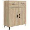 Image de Buffet chêne sonoma 69,5x34x90 cm bois d ingénierie