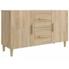 Image de Buffet chêne sonoma 100x36x60 cm bois d ingénierie