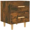 Image de Table de chevet Chêne fumé 40x35x47,5 cm