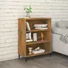 Image de vidaXL Buffet Chêne fumé 69,5x32,5x90 cm Bois d'ingénierie