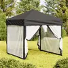 Image de vidaXL Tente de réception pliable avec parois Anthracite 2x2 m