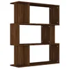 Image de Bibliothèque Cloison Chêne marron 80x24x96 cm Bois d ingénierie