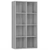 Image de Bibliothèque Buffet Sonoma gris 66x30x130 cm Bois d ingénierie