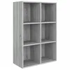 Image de Bibliothèque Buffet Sonoma gris 66x30x98 cm Bois d ingénierie