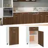 Image de vidaXL Armoire à tiroirs "Lyon" Chêne brun 40 x 46 x 81,5 cm Bois d'ingénierie