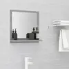 Image de vidaXL Miroir de bain Sonoma gris 40x10,5x37 cm Bois d'ingénierie
