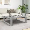 Image de vidaXL Table basse Sonoma gris 100x100x35 cm Bois d'ingénierie