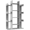 Image de Bibliothèque Sonoma gris 86x25,5x140 cm Bois d ingénierie