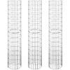 Image de Lit surélevé à gabion circulaire 3pcs Acier galvanisé Ø30x150cm