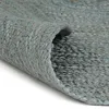 Image de Tapis fait main rond 180 cm jute vert olive