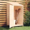 Image de vidaXL Remise de jardin 55x52x112 cm Bois de sapin solide