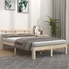 Image de vidaXL Cadre de lit sans matelas 140x190 cm