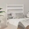 Image de vidaXL Tête de lit Blanc 96x4x100 cm Bois massif de pin