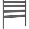 Image de vidaXL Tête de Lit Meuble de Chambre à Coucher Tête de Cadre de Lit Simple Accessoire de Lit Intérieur Gris 96x4x100 cm Bois Massif de Pin