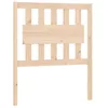 Image de vidaXL Tête de lit en bois de pin massif - 80,5 x 4 x 100 cm - Marron - Meuble de chambre à coucher