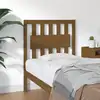 Image de vidaXL Tête de lit Marron miel 80,5x4x100 cm Bois massif de pin