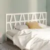 Image de vidaXL Tête de lit Blanc 206x4x100 cm Bois massif de pin