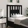 Image de vidaXL Tête de lit Noir 96x4x100 cm Bois massif de pin
