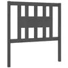 Image de vidaXL Tête de Lit Accessoire de Lit Simple Meuble de Chambre à Coucher Tête de Cadre de Lit Intérieur Gris 106x4x100 cm Bois Massif de Pin