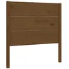 Image de vidaXL Tête de Lit Accessoire de Lit Simple Meuble de Chambre à Coucher Tête de Cadre de Lit Intérieur Marron Miel 106x4x100 cm Bois Massif de Pin