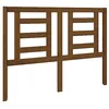 Image de vidaXL Tête de Lit Accessoire de Lit Double Tête de Cadre de Lit Meuble de Chambre à Coucher Intérieur Marron Miel 126x4x100 cm Bois Massif de Pin