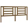Image de vidaXL Tête de lit Marron Miel 186x4x100 cm Bois de pin Massif