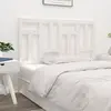 Image de vidaXL Tête de lit Blanc 125,5x4x100 cm Bois massif de pin