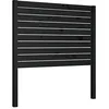Image de Tête de lit Noir 96x4x100 cm Bois massif de pin