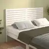 Image de vidaXL Tête de lit Blanc 166x4x100 cm Bois massif de pin