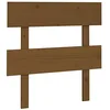 Image de vidaXL Tête de Lit Meuble de Chambre à Coucher Accessoire de Lit Simple Tête de Cadre de Lit Intérieur Marron Miel 93,5x3x81 cm Bois Massif de Pin