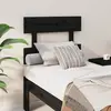 Image de vidaXL Tête de lit Noir 93,5x3x81 cm Bois massif de pin