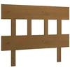 Image de vidaXL Tête de Lit Meuble de Chambre à Coucher Accessoire de Lit Simple Tête de Cadre de Lit Intérieur Marron Miel 93,5x3x81 cm Bois Massif de Pin