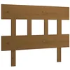 Image de vidaXL Tête de Lit Meuble de Chambre à Coucher Accessoire de Lit Simple Tête de Cadre de Lit Intérieur Marron Miel 103,5x3x81 cm Bois Massif de Pin