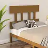Image de vidaXL Tête de lit Marron miel 103,5x3x81 cm Bois massif de pin