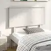 Image de vidaXL Tête de lit Blanc 124x6x82,5 cm Bois massif de pin