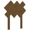 Image de vidaXL Tête de Lit Meuble de Chambre à Coucher Accessoire de Lit Simple Tête de Cadre de Lit Intérieur Marron Miel 72,5x3x81 cm Bois Massif de Pin