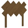 Image de vidaXL Tête de Lit Meuble de Chambre à Coucher Accessoire de Lit Simple Tête de Cadre de Lit Intérieur Marron Miel 92x3x81 cm Bois Massif de Pin