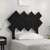 Image de vidaXL Tête de lit Noir 92x3x81 cm Bois massif de pin