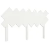 Image de vidaXL Tête de Lit Meuble de Chambre à Coucher Tête de Cadre de Lit Accessoire de Lit Double Intérieur Blanc 141x3x80,5 cm Bois Massif de Pin