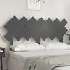 Image de Tête de lit Gris 141x3x80,5 cm Bois massif de pin