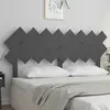 Image de vidaXL Tête de lit Gris 159,5x3x80,5 cm Bois massif de pin
